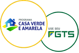 Logo Casa verde e amarela